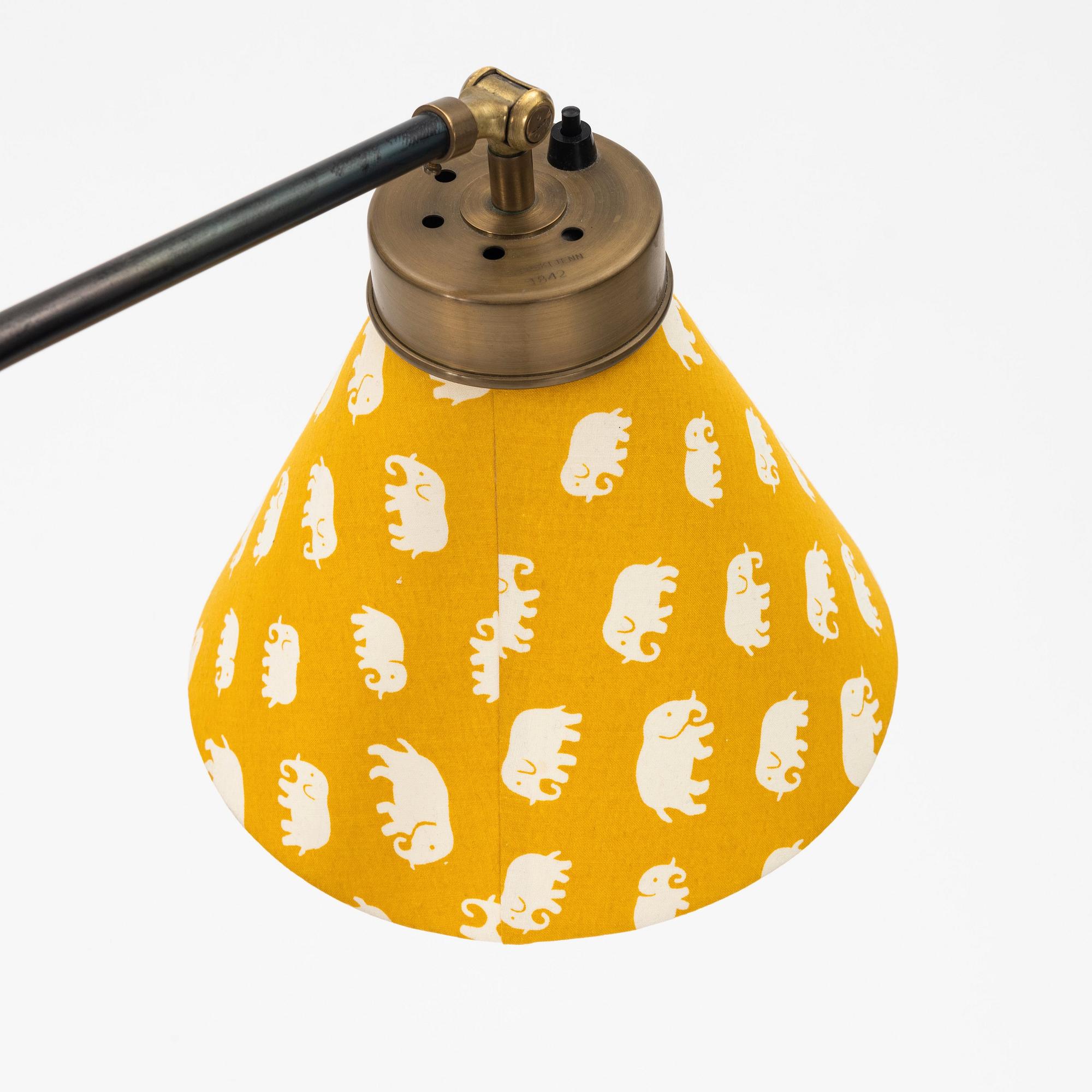 Josef Frank, a model 1842 floor lamp, Firma Svenskt Tenn, Sweden.