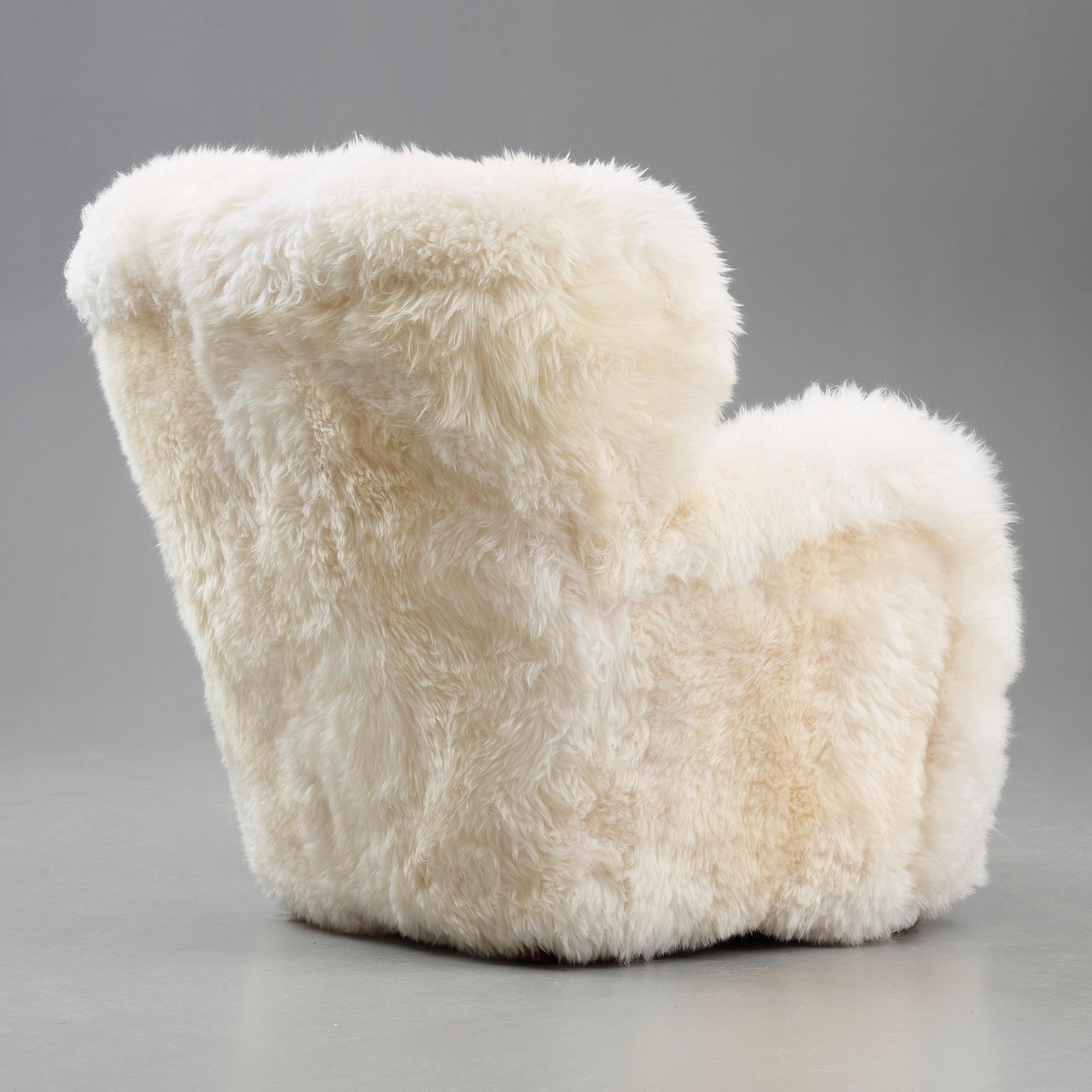 DANSK FORMGIVARE, fåtölj, Danmark, sannolikt 1940-tal.