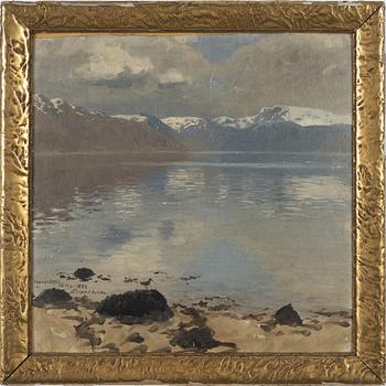 Hans Dahl, signed Hans Dahl and dated 26 Mai 1889 Strandheim.