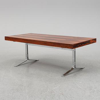 A 1960's rosewood coffee table.