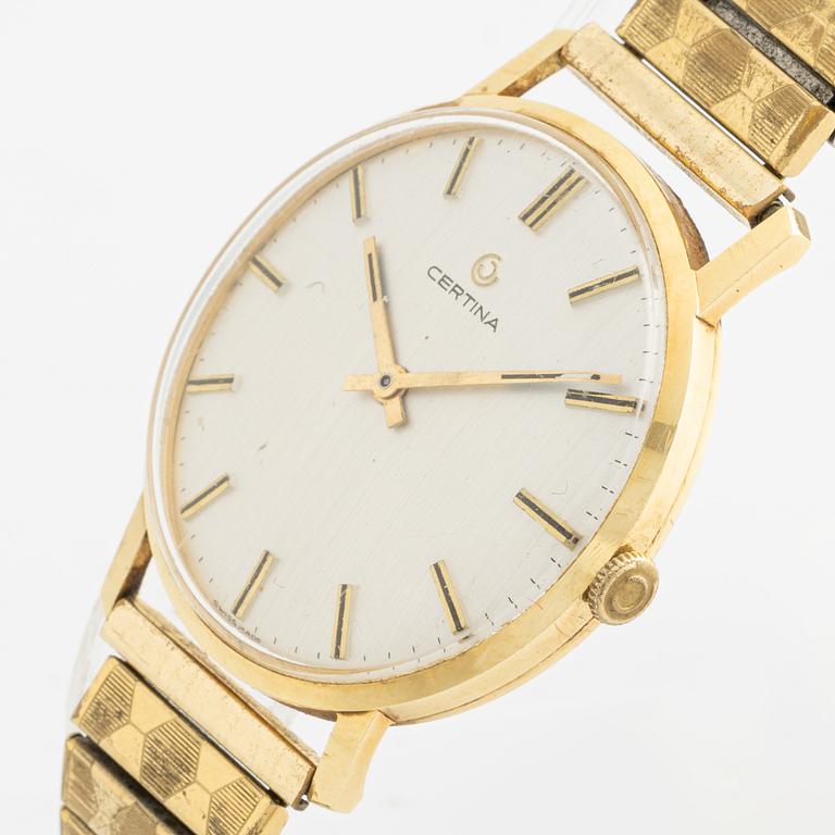 Certina, wristwatch, 33,5 mm.