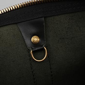 VÄSKA, "Keepall 55 Epi Black", Louis Vuitton,