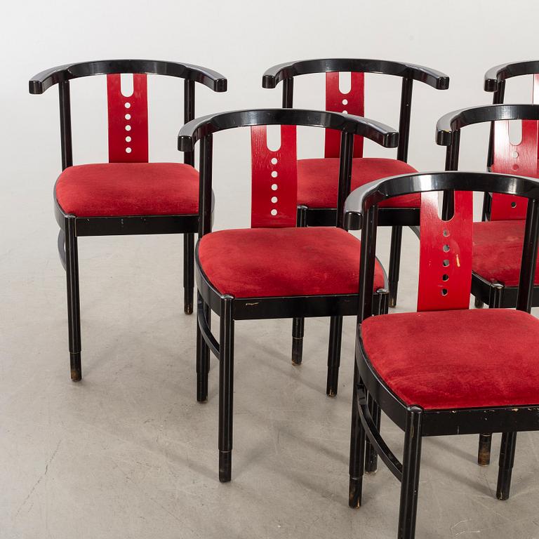 A SET OF SIX THONET BENTWOOD CHAIR.