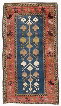 Matta, antik, Nordvästpersisk/Azerbajdzjan, ca 167 x 94 cm.