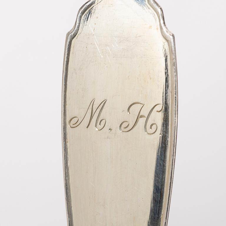 Bestickservis, 35 delar, silver, modell Vasa, GAB, Stockholm, 1924-58.