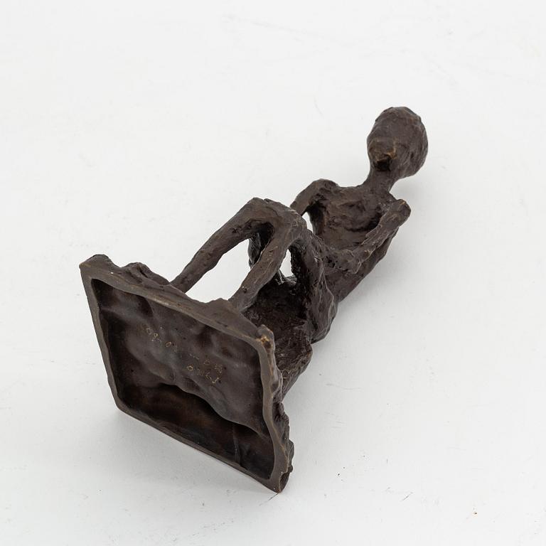 Asmund Arle, skulptur, brons, signerad och daterad 1950.