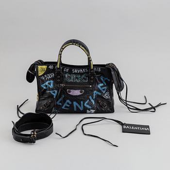 BALENCIAGA, "Grafitti City Bag".