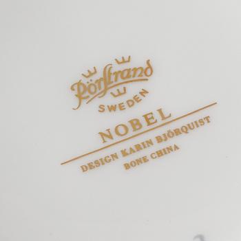 Karin Björquist, kaffeservis, 14 delar, benporslin, "Nobel", Rörstrand.