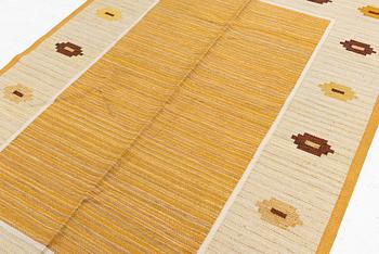 Aina Konge, attributed to, flat weave, signed AK, approx. 245 x 170 cm.