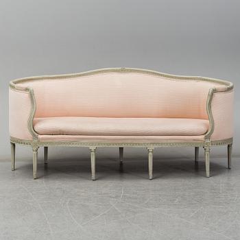 A Swedish Gustavian sofa, ca 1800.