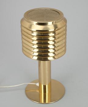 BORDSLAMPA, mässing, Hans Agne Jakobsson, Markaryd, 1900-talets senare hälft.