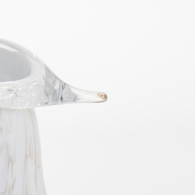 Oiva Toikka, Glass birds, 'Willow Grouse' and 'Baby Willow Grouse' signed.