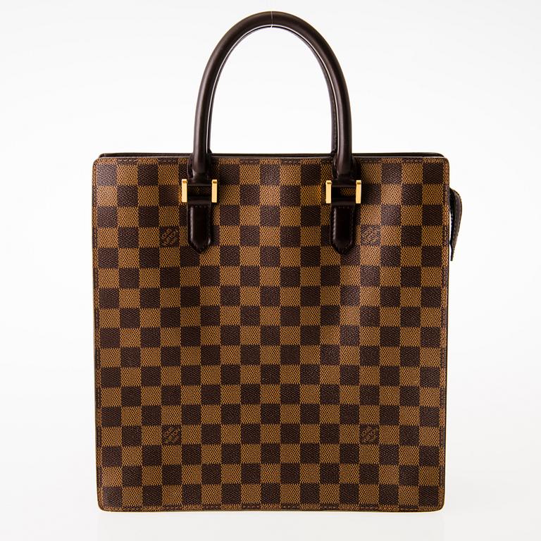 LOUIS VUITTON Damier Ebène Venice Sac Plat Bag.