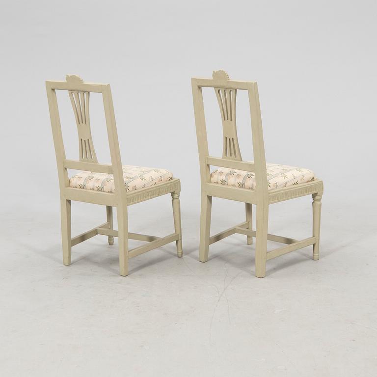 Chairs, a pair of early 19th century Gustavian.