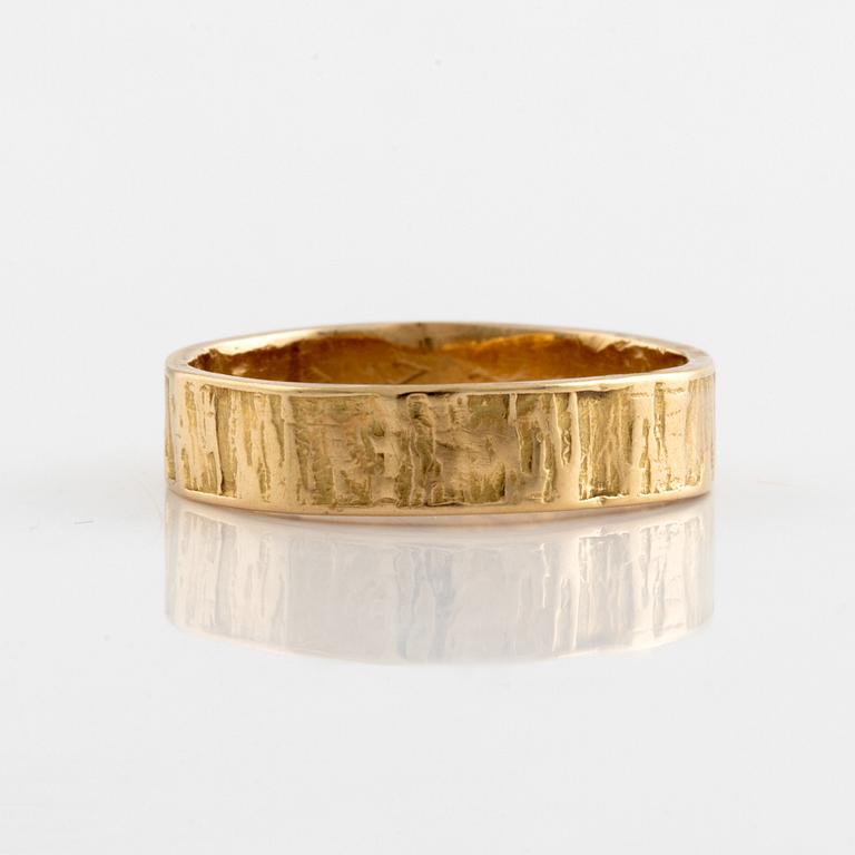 Björn Weckström, ring, 18K guld, Lapponia 1970, Finland.