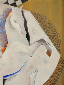 Béla Kádár, Ballerina on a white horse.