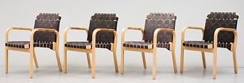 STOLAR, 6 st, "nr 45" Alvar Aalto, Artek, 1900-talets sista kvartal.