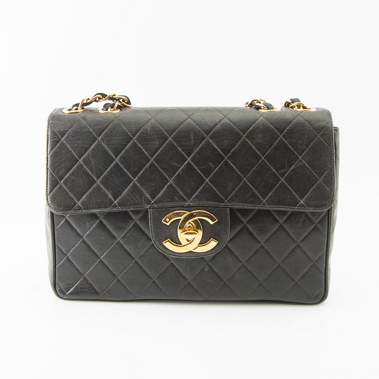 Chanel, bag, "Jumbo Single Flap Bag", 1994-96.