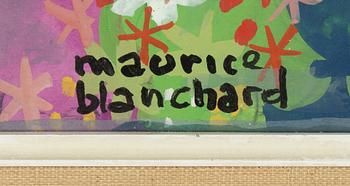 Maurice Blanchard, gouache, signerad.