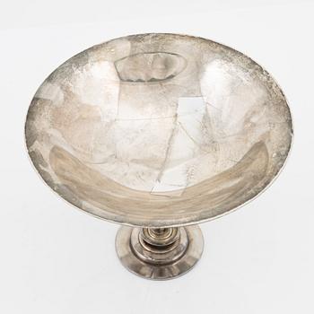 Harald Nielsen for Georg Jensen, a sterling silver bowl on foot, Copenhagen, design no 688, 1933-1944.