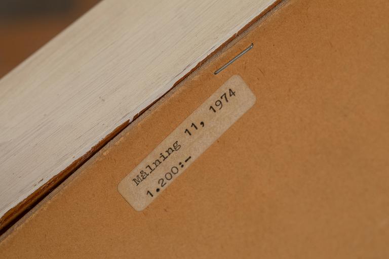 Rune Hagberg, "Painting 11", 1974.