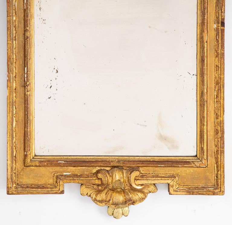 A Gustavian mirror, 1770's.