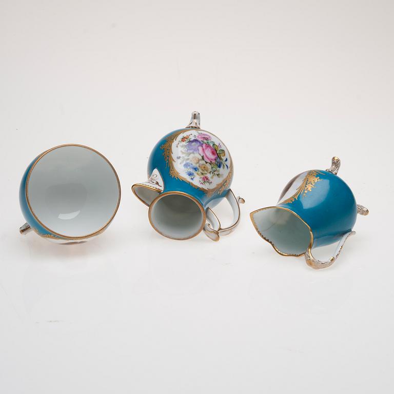 TETE-A-TETE, 6 delar, porslin, Sèvres-liknande märke.