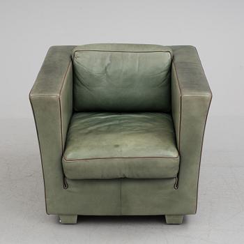 ANDREE PUTMAN, a sofa and easy chair, "Lotus", manufactured by de Sede of Switzerland, late 1900s.