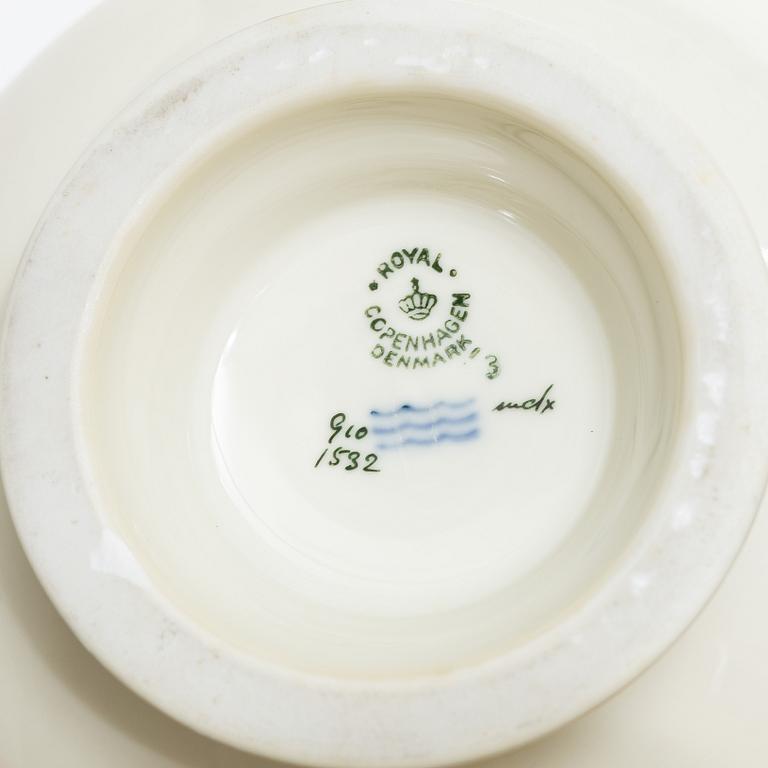 Royal Copenhagen, A Royal Copenhagen coffee service, Denmark, 20th century.