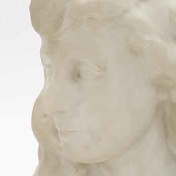 Arnséne Matton, a marble sculpture, signed.