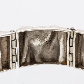 Matti Hyvärinen, armband sterlingsilver 1971 Finland.