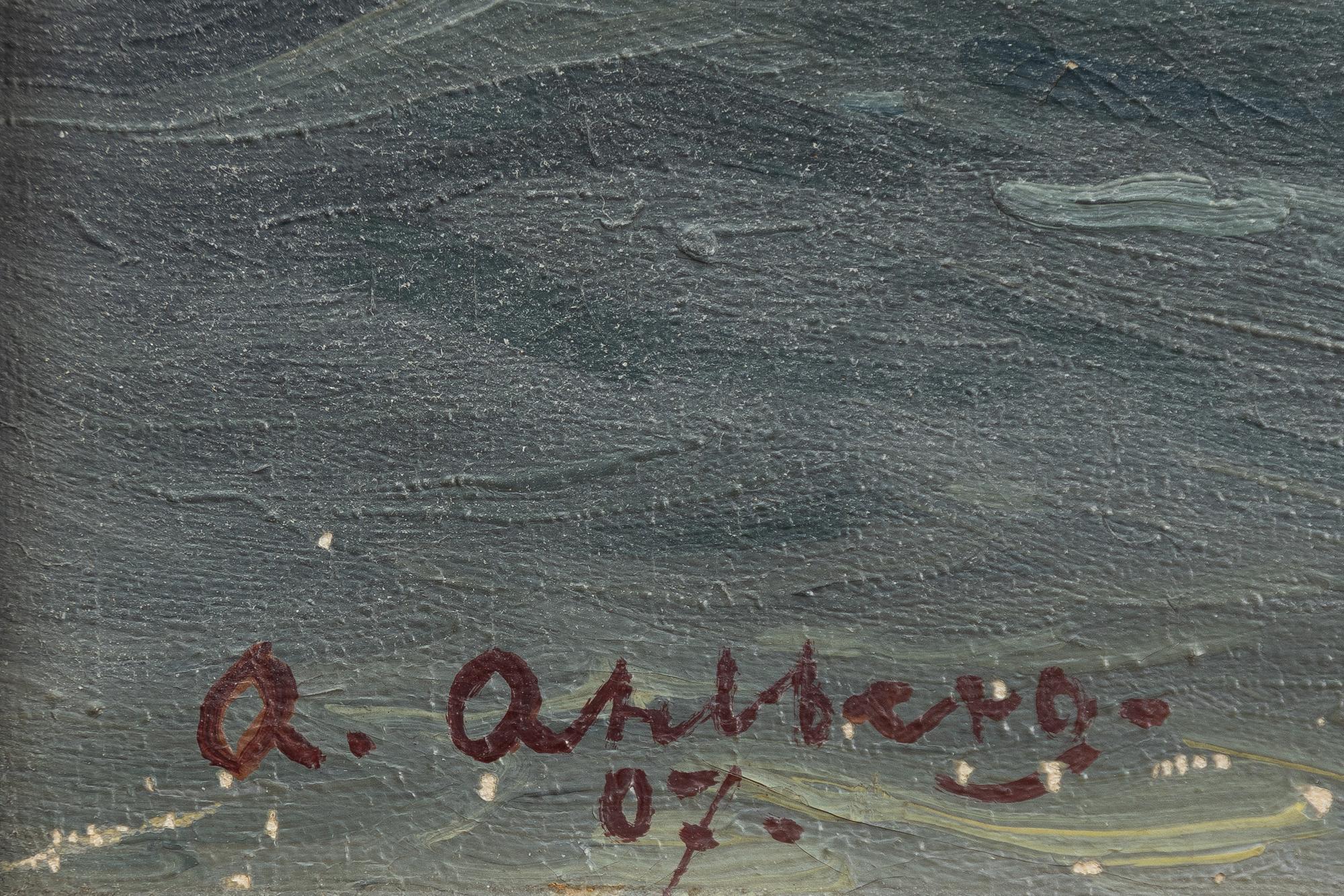 Arvid Ahlberg, Sailing Ship.