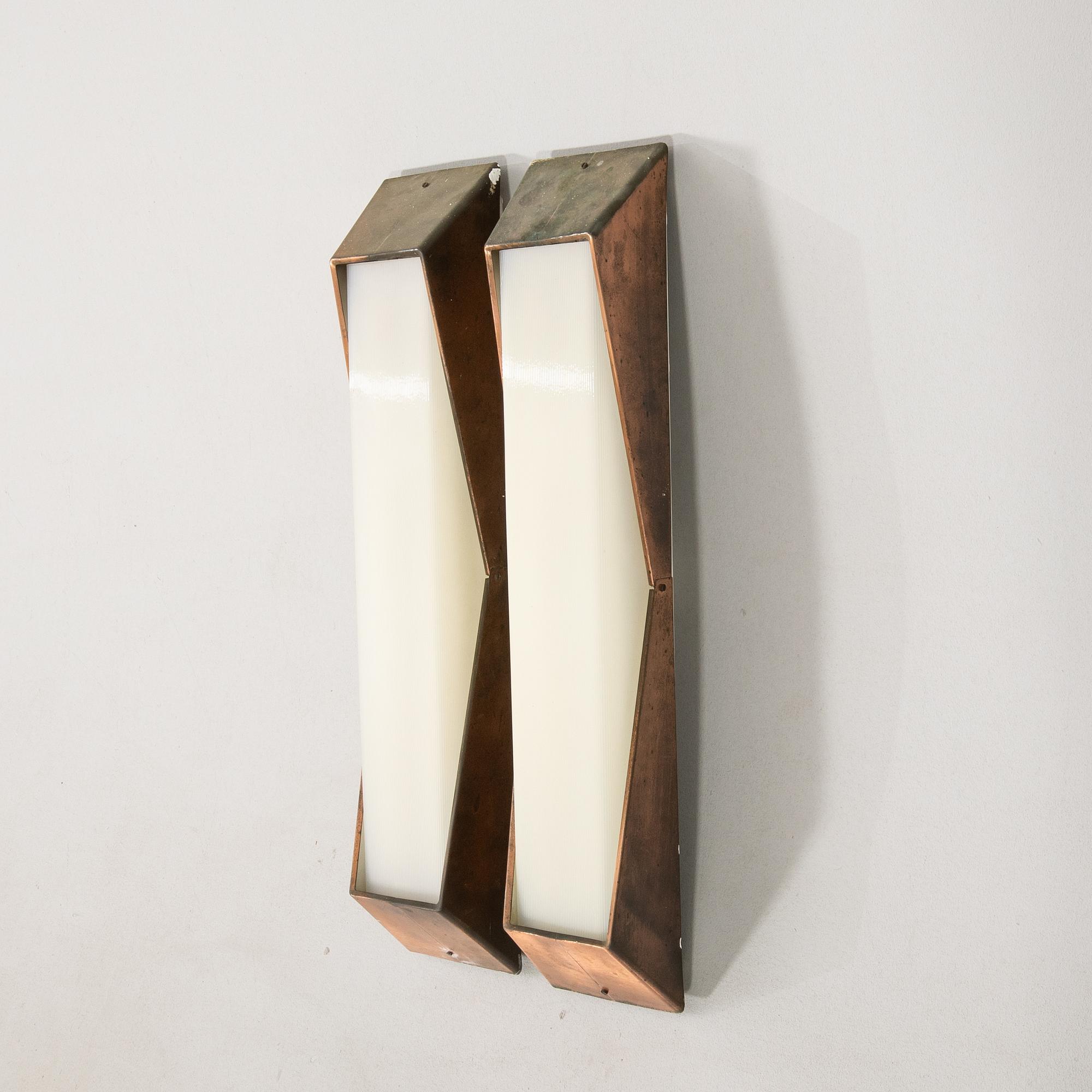 Ceiling/Wall lamps a pair 1960s/70s.