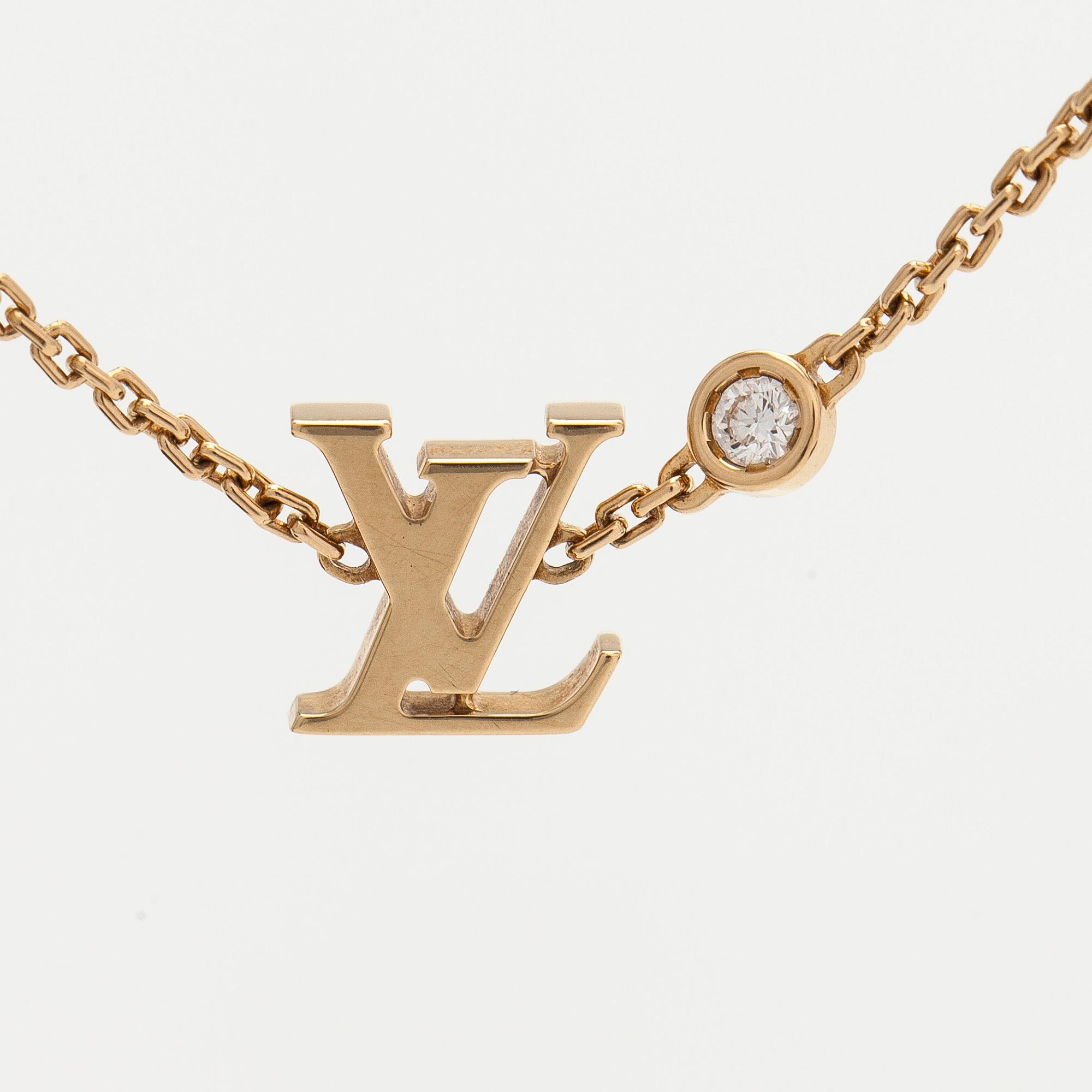 Louis Vuitton, Kaulakoru, "LV Idylle Blossom", 18K kultaa ja briljanttihiottu timantti.