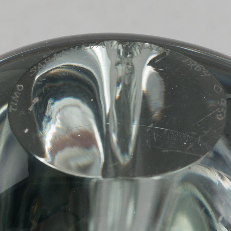 TIMO SARPANEVA, vas, glas, "Claritas", Iittala, Finland 1984.