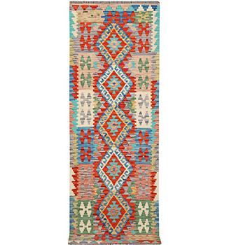 A Kilim runner, c. 297 x 81 cm.