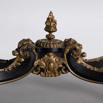 TABLE, Boulle style, late 19th century.