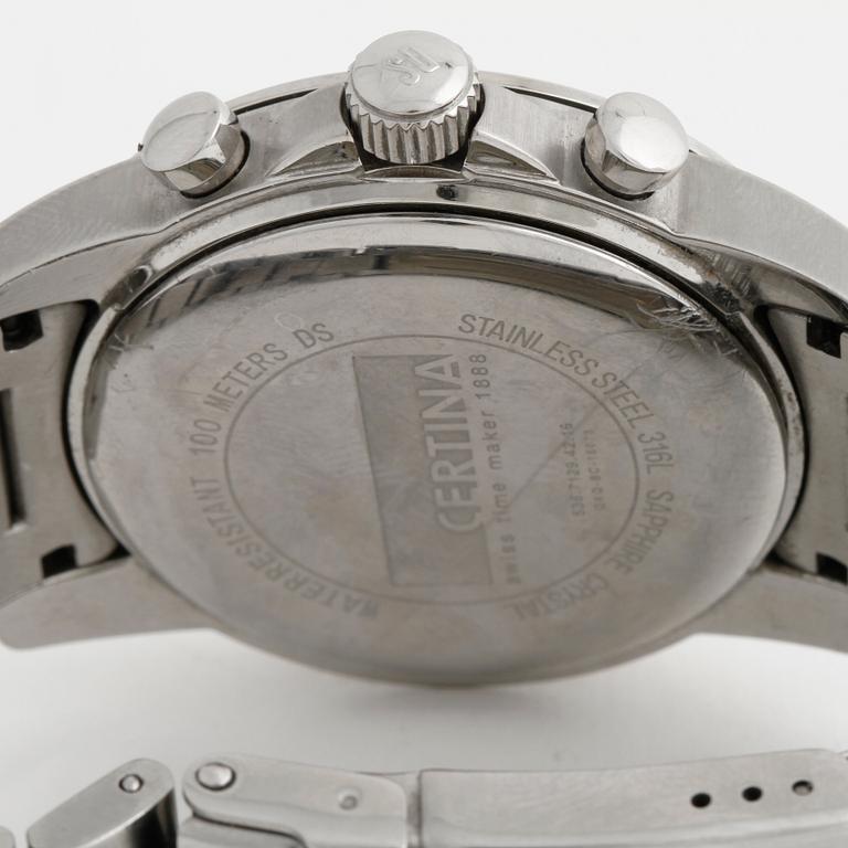 CERTINA, DS Podium (100 m/330 ft), armbandsur, 40 mm, kronograf.