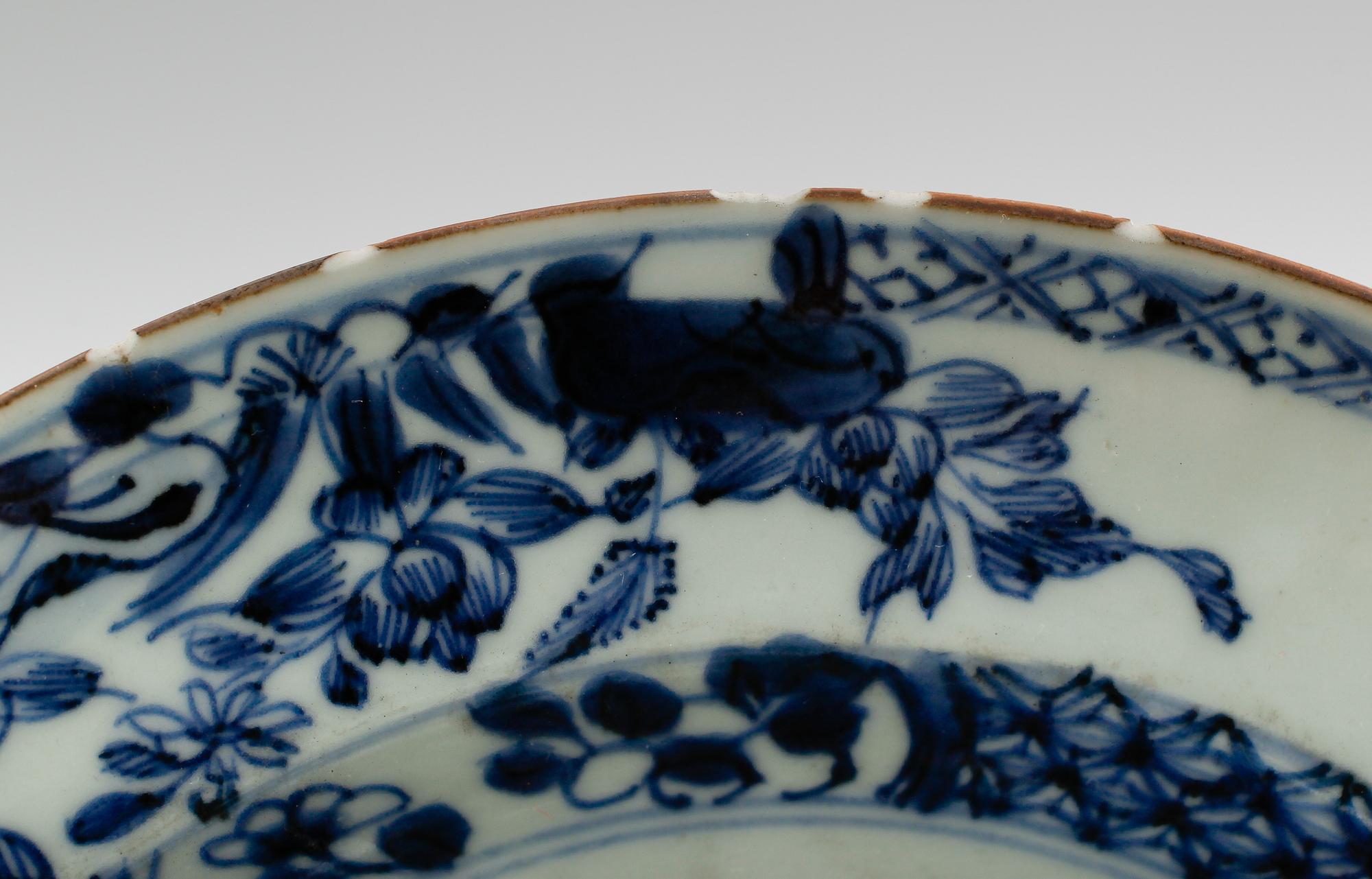 TALLRIKAR, 9 st, porslin, Kina, 1700-/1800-tal.