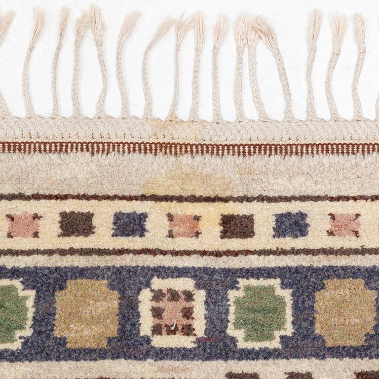 Märta Måås-Fjetterström, a carpet, "Hästhagen", knotted pile, ca 324 x 224 cm, signed AB MMF.