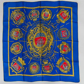 SCARF, "Hermès, "Les Armes de Paris ", issued 1954.