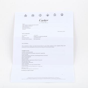 CARTIER, Pasha 35, armbandsur, kronograf, 35,5 mm.