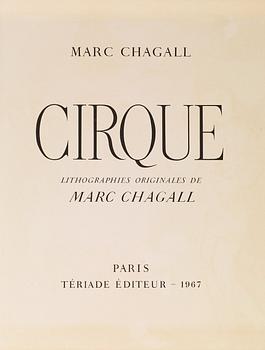 Marc Chagall, "Frontispice" from "Le Cirque".