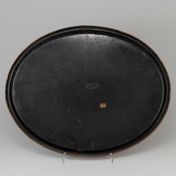 An empire sheet metal tray by Griffith & Browett, Birmingham.