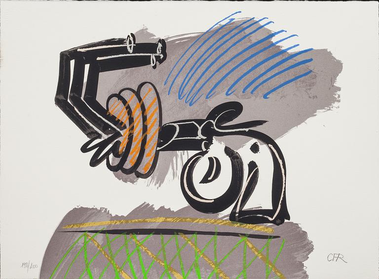 CARL FREDRIK REUTERSWÄRD, färgserigrafi, signerad och numrerad 198/200.