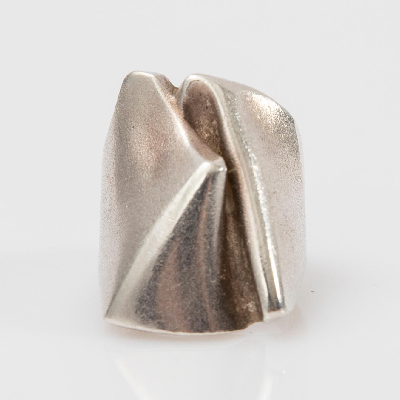 Björn Weckström, ring, "Labyrinth", silver, Lapponia.