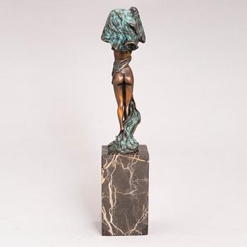 MAX MILO, sculpture in bronze, signed.