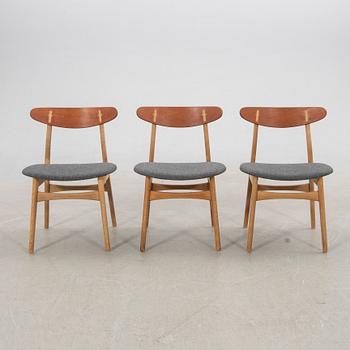 Hans J. Wegner, Chairs 6 pcs, "CH-30", 1950s-60s.
