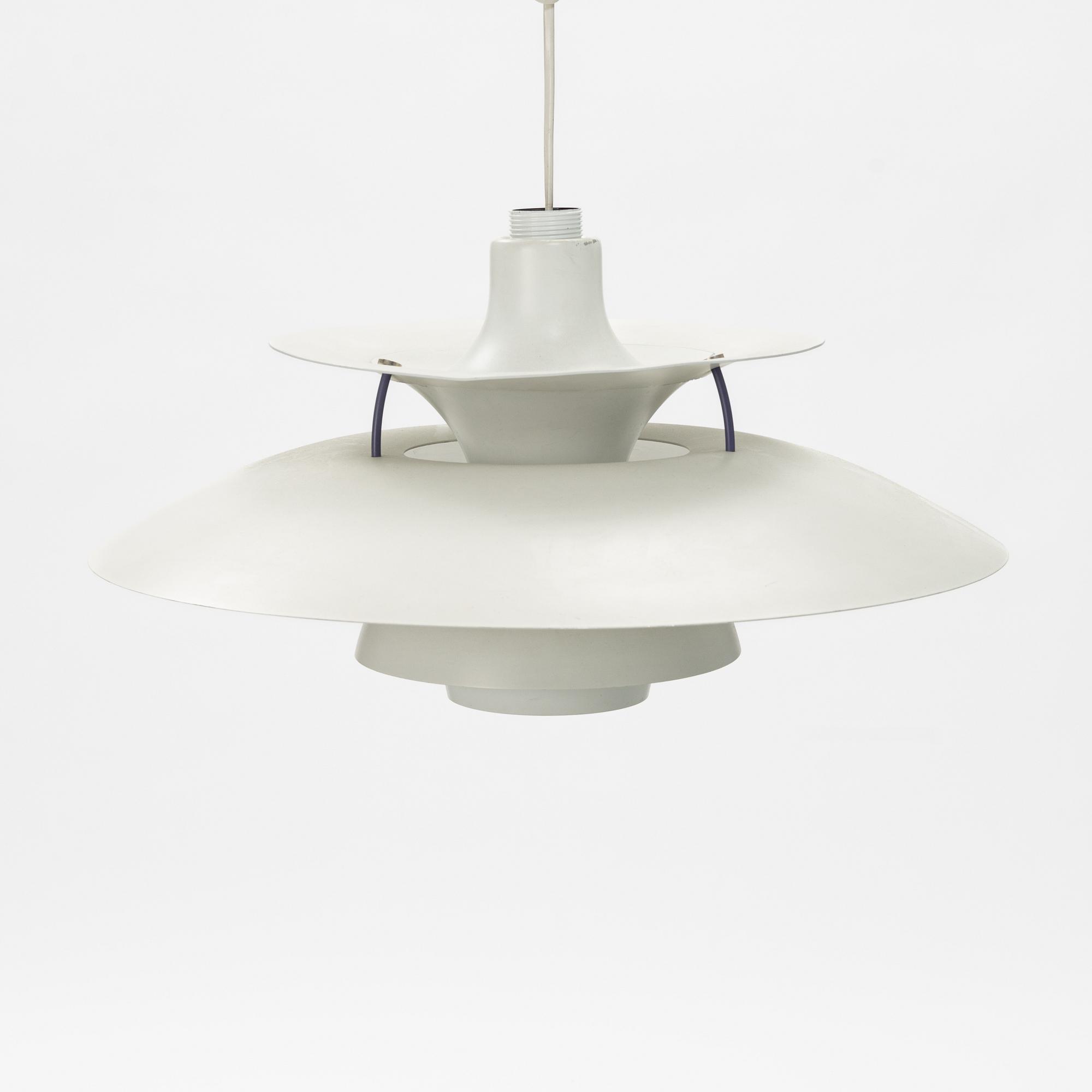 Poul Henningsen,a  "PH 5" ceiling lamp for Louis Poulsen, Denmark.