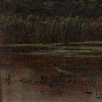 Ernst Hugo Lorenz-Murowana, oil on canvas, signed.